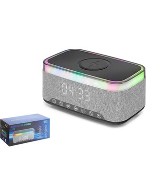 Hadron S300 Bluetooth Speaker LED Siyah
