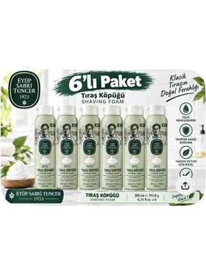 Eyüp Sabri Tuncer Tıraş Köpüğü No:3 - 200 ml 6lı Paket