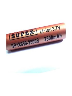 Supex ICR14500-900F-5C 900MA 3.7V 5c Deşarj Akımı Düz Kafa Pil