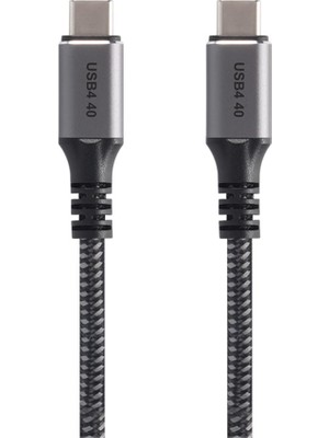 Vcom CU520M-2.0 Type-C To Type-C 2m 20GBPS Usb4 5A Şarj Kablosu