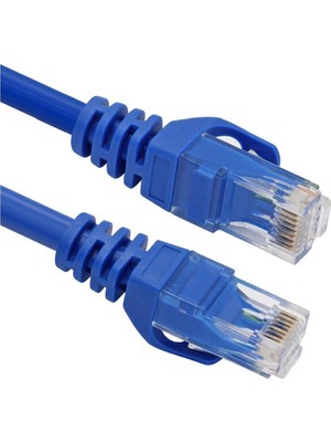 Teldata TLD-050M Cat6 0.50MT Mavi Utp Patch Kablo