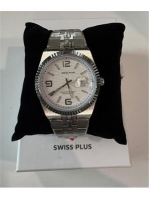 Casio Swiss Plus Man Watch Premium Seri Model-4 ST3442AGS White-Silver(Kol Saati)