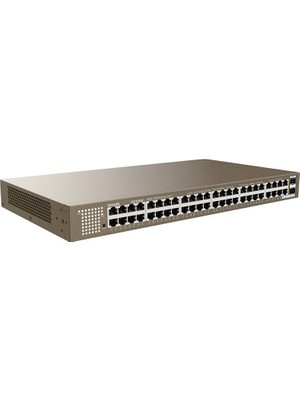 Tenda TEG1050F 48 Port 10-100-1000 Mbps + 2 Port Sfp Switch Çelik Kasa Rack Mount