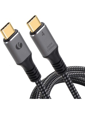 Vcom CU521M-2.0 Type-C Usb4 20GBPS Data 240W 2m Şarj Kablosu