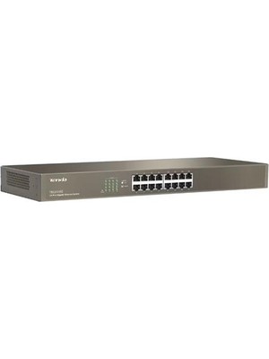 Tenda TEG1016G 16 Port 10-100-1000 Mbps 19" Switch Çelik Kasa Rack Mount