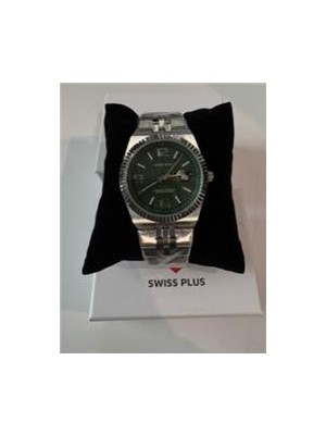 Casio Swiss Plus Man Watch Premium Seri MODEL-2ST3442AGS Green-Silver(Kol Saati)