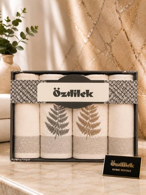 Özdilek Cotton Blıss Renkli 4lü Kutulu Havlu