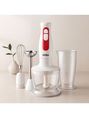 Royaleks El Blender Seti (Doğrayıcı, Mixer, Blender) - 2 Kademe, 600ML Hazne, 700ML Ölçü Kabı