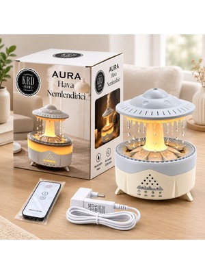 Royaleks Kumandalı LED Yağmur Bulutu Hava Nemlendirici - Buhar & Koku Giderici