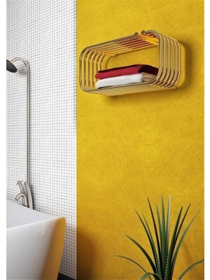 Vera Concept Store Santorini Dekoratif Havlupan 700X330 Altın Renkli