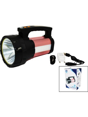 Dolozena Şarjlı 2in1 Cob LED El Feneri 15W 1000MT Su Geçirmez