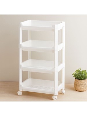 Royaleks 4 Katlı Tekerlekli Sepet Organizer 355X220X670 mm