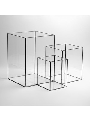Vera Concept Store Mumluk Cam Siyah Teraryum Fanus Geometrik Minimal Yapımı Dekoratif Bohem Tarz Ev Ofis Dekor