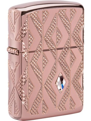 Vera Concept Store Zippo Geometric Diamond Pattern Design Çakmak