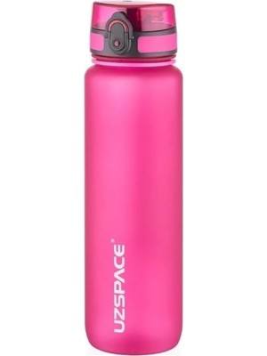 Vera Concept Store Uzspace Büyük Boy Suluk - 1000 ml Soft-Touch Tritan Renkli Matara (Pembe)