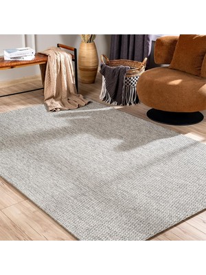 Vera Concept Store Koza Halı Loft Gri Tozumaz Salon Koridor Balkon Teras Bahçe Oturma Odası Halısı A0806A, 80 x 150