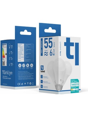 Vera Concept Store Redeem A60A E27 LED Ampul, Titreşimsiz, Göz Konforu, 747 Lümen, Tuled Beyazı, 5000 Kelvin