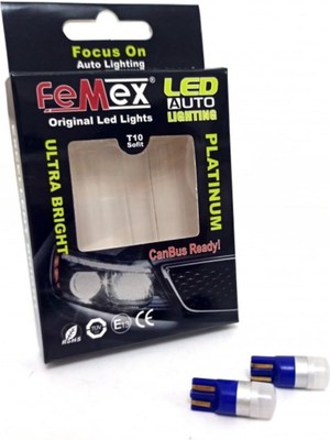 Vera Concept Store T10 Ampul 1smd 3030 Chipset Mini Mavi LED Aktif Canbus