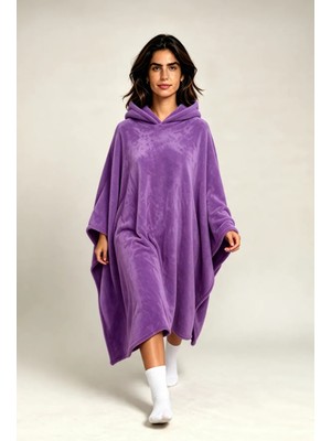 Nuvy - Aeria Hoodie  Giyilebilir Battaniye Rahat Kalıp Tek Beden