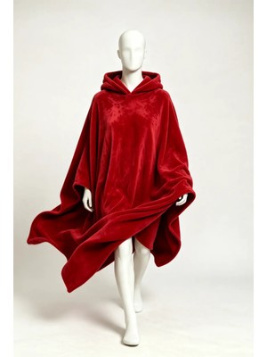 Nuvy -Aeria Hoodie Giyilebilir Battaniye Rahat Kalıp Tek Beden