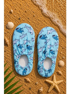 Vera Concept Store Çocuk Deniz Ayakkabısı, Havuz Patiği, Kaydırmaz Taban, Unisex Bebek Deniz Çorabı