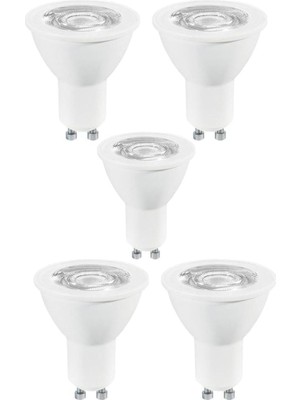 Vera Concept Store LED Value 5W(50W) PAR16 LED Spot Ampul Sarı 3000K (5 Adet) - GU10 Duy