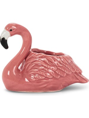 Vera Concept Store 27-MINIKIN-310 Küçük Flamingo Saksısı, 1 Ea, Pembe