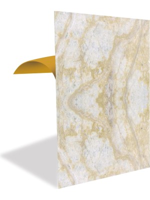 Vera Concept Store Kendinden Yapışkanlı Pvc Panel, Yapışkanlı Yer Zemin Kaplama, Duvar Kaplama, Fayans Çıkartması Bej Mermer Desenli 41X62 cm (4 Adet / 1 M²)