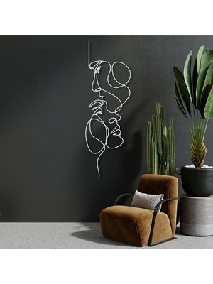Vera Concept Store Metal Duvar Dekoru, Aşk Çizgisi, Ev Dekorasyonu, Duvar Tabelası, Metal Duvar Sanatı, Iç Dekorasyon, Iç Mekan Dış Mekan Askıları, Minimalist Sanat, Bey