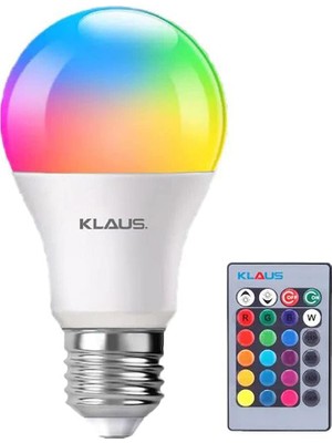 Vera Concept Store Klaus Renk Değiştirebilen Uzaktan Kumandalı Rgb LED Lamba 9W