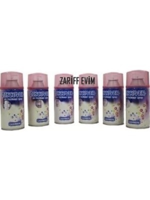 Vera Concept Store Dıscover Cashmere 320 ml x 6 Oda Kokusu Makinaya Uyumlu Sprey