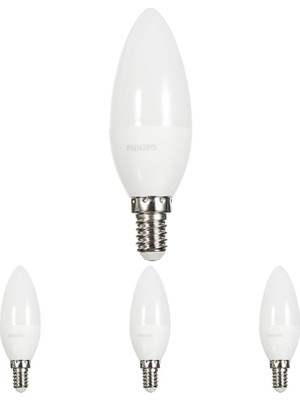 Vera Concept Store Ledcandle 40W B35 E14 Sarı Işık 4lü Paket