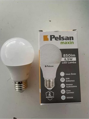 Vera Concept Store Pelsan 8.5W LED Ampul Beyaz Işık