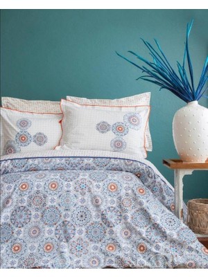 Vera Concept Store Apricitas Home Tek Kişilik Celeste Turkuaz Nevresim Takımı Lastiksiz