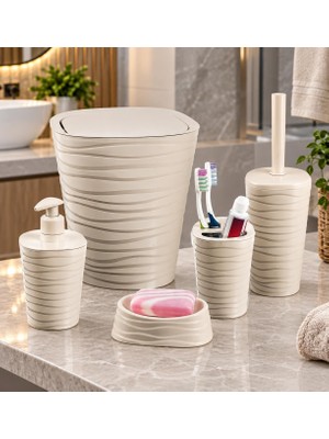 Vera Concept Store 5'li Banyo Seti – Şık ve Fonksiyonel Banyo Aksesuar Seti
