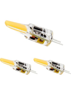 Vera Concept Store CT-4252 12V 4W G4 Duy Spot Cob Ledli Kapsül Ampül Beyaz Işık 6400K 3 Adet