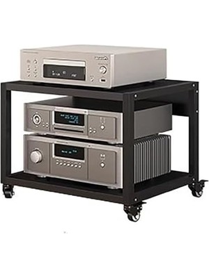 Vera Concept Store Tekerlekli Hi-Fı Dolap - Stereo Medya Bileşenleri, Amplifikatörler, DVD Oynatıcılar ve Daha Fazlası Için Sağlam ve Fonksiyonel Raf