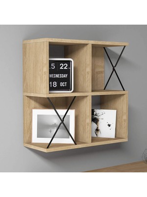 Vera Concept Store Extra Duvar Rafı (Meşe)