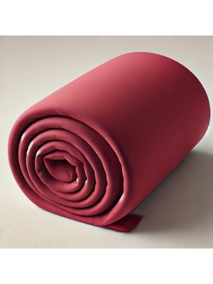 Vera Concept Store LASTIKLI%100 Pamuk Penye Çarşaf Tek Kişilik Bordo, 100 x 200