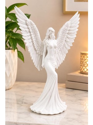 Vera Concept Store Melek Figürlü Biblo – Kanatlı Dekoratif Melek Heykelcik