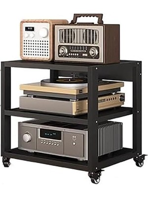 Vera Concept Store Tekerlekli Hi-Fı Dolap - Stereo Medya Bileşenleri, Amplifikatörler, DVD Oynatıcılar ve Daha Fazlası Için Sağlam ve Fonksiyonel Raf