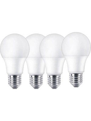 Vera Concept Store 4'lü Avantajlı Paket 39463 Ledx Al-Ll9-4 9 Watt 6500K Beyaz E27 Duy Ampul