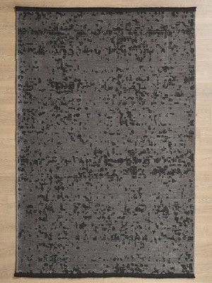 Vera Concept Store Antrasit Şönil Kilim Kaymaz Taban Yıkanabilir Salon Halısı Mutfak Yolluk Koridor Halısı