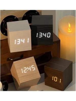 Vera Concept Store Ahşap Küp Saat