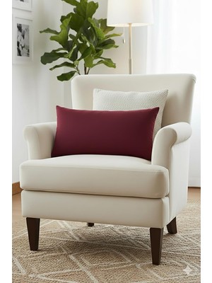 Vera Concept Store Lüks Yumuşak Dokulu Kadife Salon Kırlent Kılıfı (Mürdüm, 50 cm x 35 Cm)