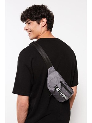 Vera Concept Store Unisex Su Geçirmez Kumaş Bel Çantası Gri 880