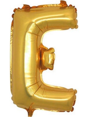 Hayaller Dükkanı Folyo Balon Harf E Altın 16 INÇ(40CM)