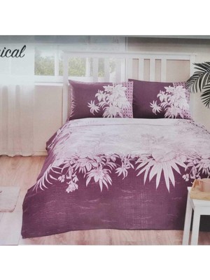 Str Store Tek Kişilik Pike Takımı Botanical Mürdüm