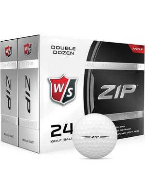 Wılson Staff Zip Golf Balls [24-Ball]