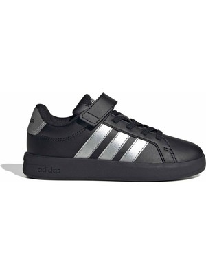 Adidas Grand Court 3.0 El C Siyah Çocuk Günlük Ayakkabı
